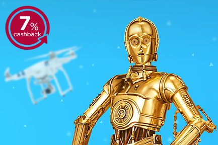 7% Cashback на сайте madrobots