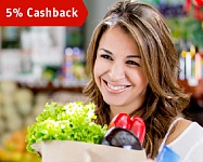 Cashback 5% в категории «Супермаркеты»
